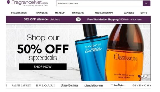 75% de FragranceNet.com au groupe B & S
