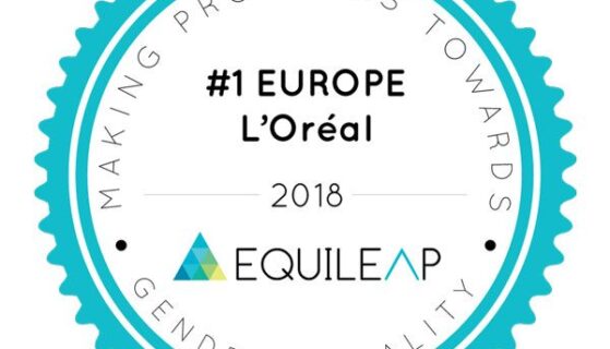 L&rsquo;Oréal est la première en Europe pour l&rsquo;égalité des sexes