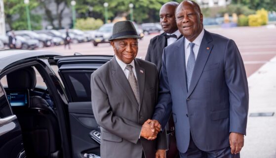 Président Alassane Ouattara et Président Joseph Boakai (PHOTOS)