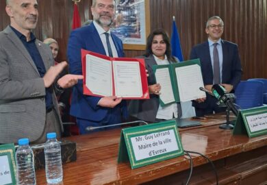 M. Guy Lefrand, reçu par la Maire de Kénitra, Mme Mina Harrouza, en présence du Consul Général de France à Rabat (Images)