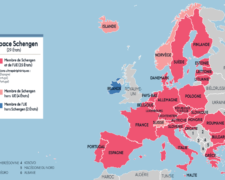 Les pays membres de l&rsquo;espace Schengen