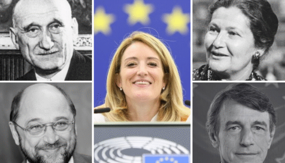 Les présidents du Parlement européen depuis 1952