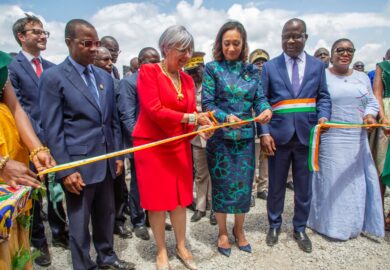 Visite en Côte d&rsquo;Ivoire, la Conseillère fédérale Elisabeth Baume-Schneider (Images)