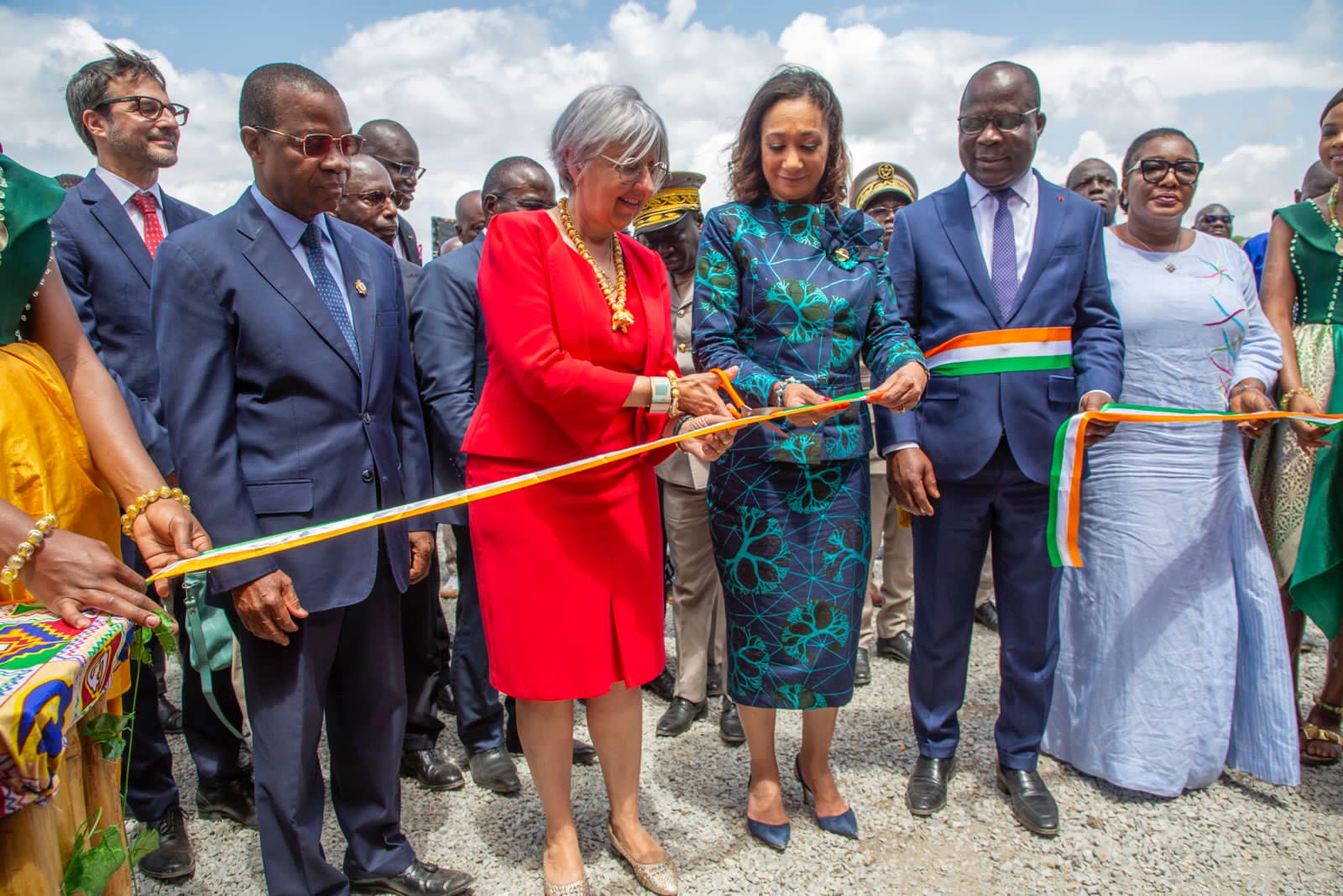 Visite en Côte d&rsquo;Ivoire, la Conseillère fédérale Elisabeth Baume-Schneider (Images)