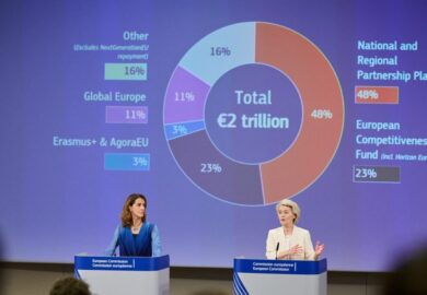 Budget de l&rsquo;UE : la Commission dévoile un cadre financier de 2 000 milliards d&rsquo;euros pour la période 2028-2034