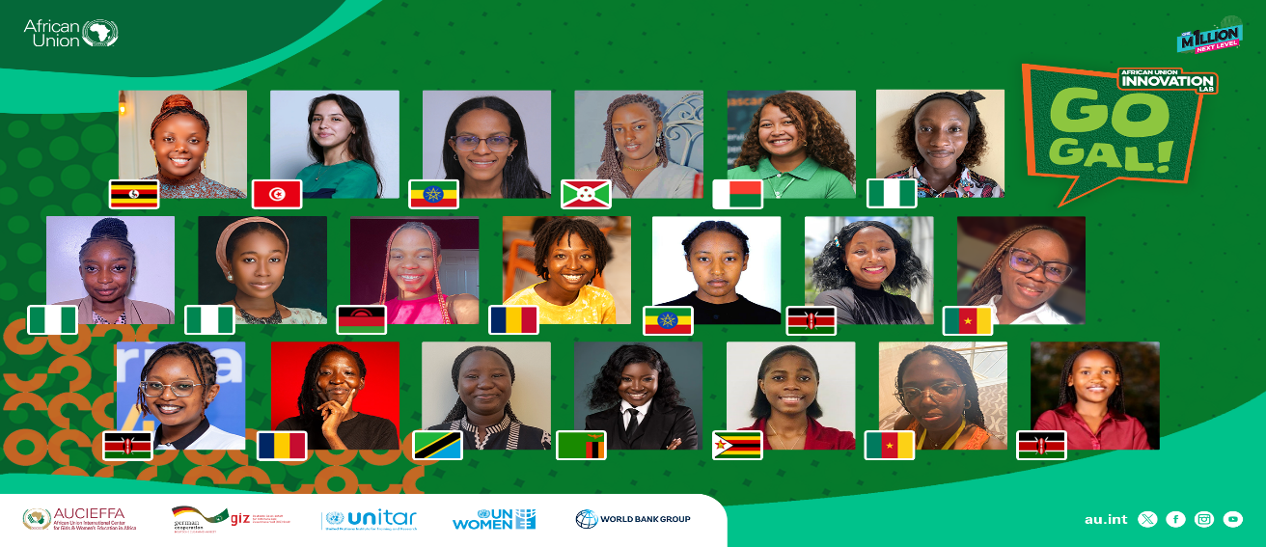Le laboratoire d’Innovation de l’Union africaine annonce les 20 meilleures innovatrices du projet « AU Go Gal ! »