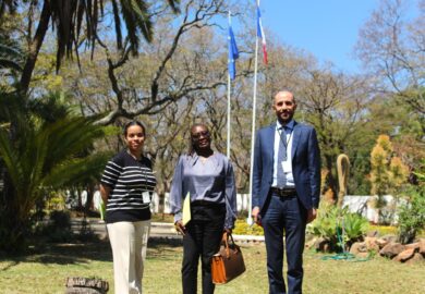 La signature du projet Agroecosystem Chebvute Conservation for Resilience
