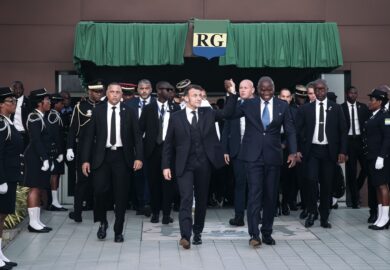 S.E. Brice Clotaire Oligui Nguema, à son homologue français, S.E. Emmanuel Macron, en visite d’État au Gabon [Images]