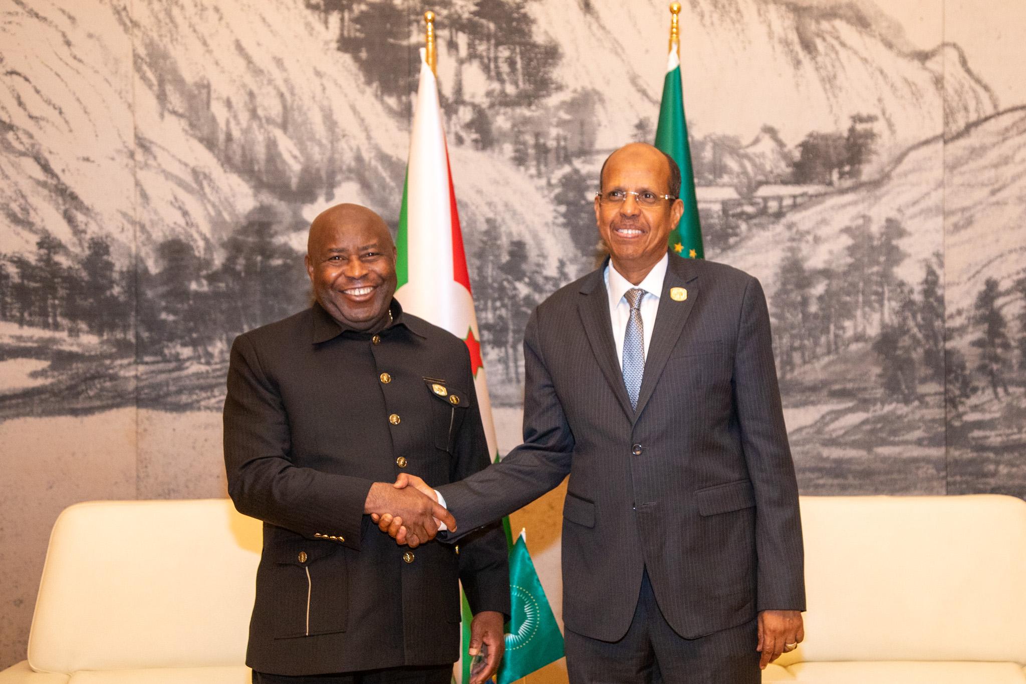 Le Président de la Commission de l&rsquo;UA, s&rsquo;est entretenu avec le Président de la République du Burundi