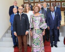 S.E. Nialé KABA, accorde une audience à une délégation d’Ambassadeurs des pays membres de l’UE