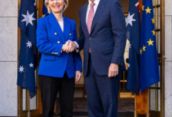 La présidente du European Commission Ursula von der Leyen s&rsquo;est rendue en Australie, rencontre avec le Premier ministre Anthony Albanese [Images]