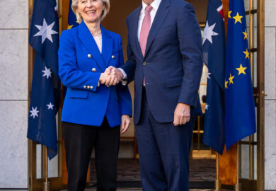 La présidente du European Commission Ursula von der Leyen s&rsquo;est rendue en Australie, rencontre avec le Premier ministre Anthony Albanese [Images]