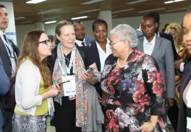 Déclaration de S.E. Lucia Witbooi, à l&rsquo;occasion d&rsquo;une rencontre avec les entreprises françaises et la délégation MEDEFI. (photos)