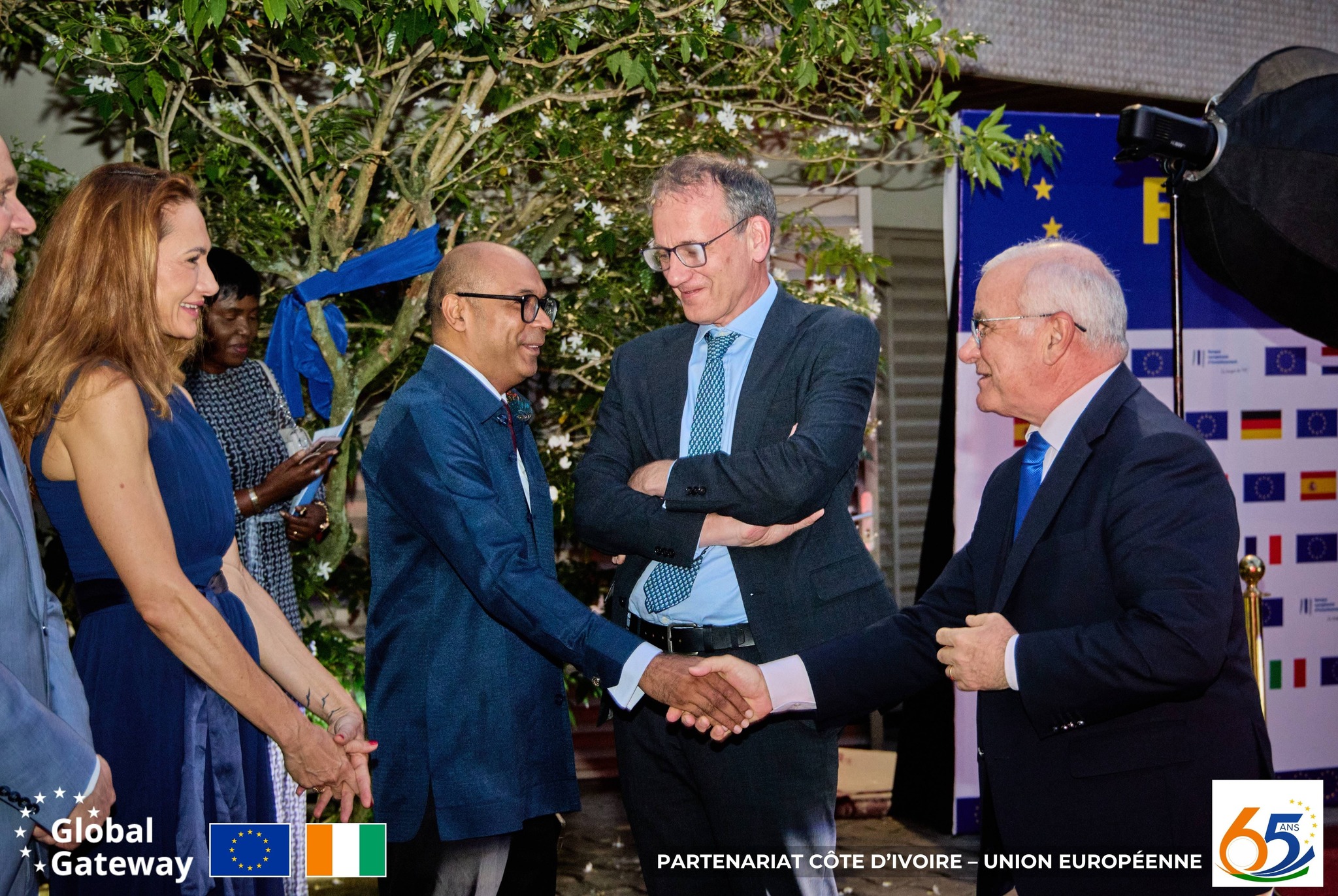 Journée de l&rsquo;europe 9 mai, S.E.M. Irchad Ramiandrasoa Razaaly accueil à sa résidence des Ministres, Ambassadeurs. (photos)