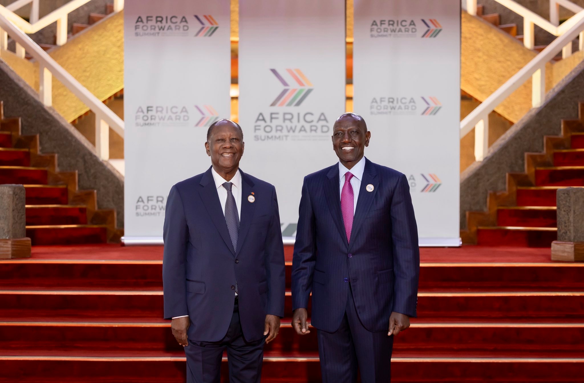 le Président de la République, Alassane Ouattara, a pris part à la cérémonie d’ouverture du Sommet Africa Forward (photos)
