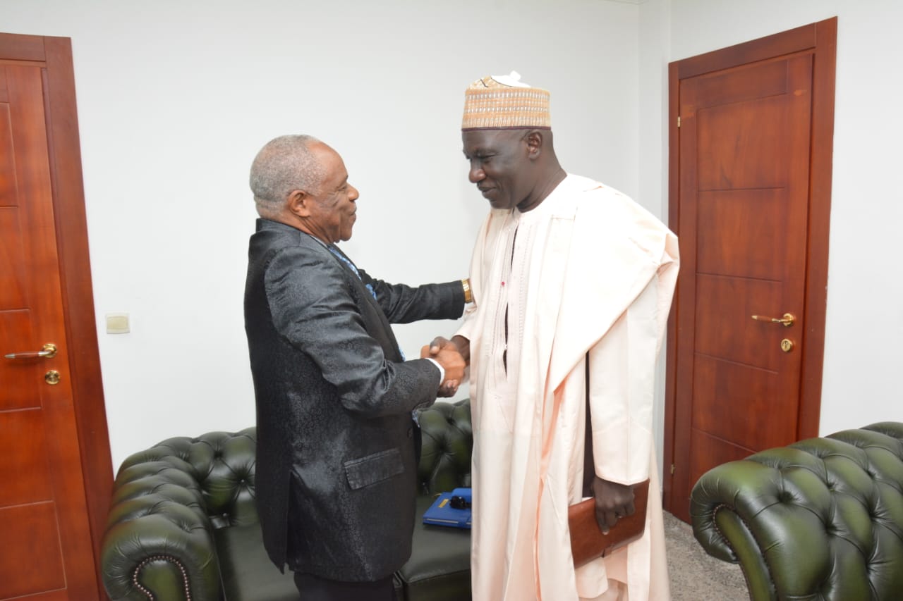 Alamine Ousmane Mey, a accordé à Yaoundé, une audience solennelle à Baltasar Engonga Edjo&rsquo;o. (photos)