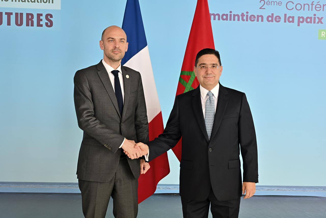 Entretien chaleureux entre le ministre Jean-Noël Barrot et son homologue Nasser Bourita. (photos)