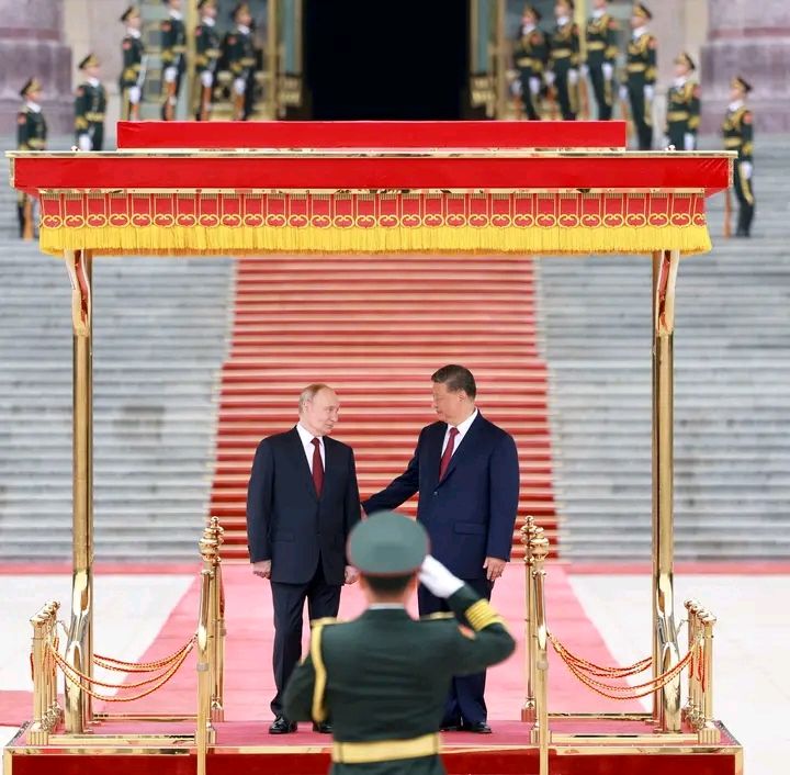la visite du président russe Vladimir Putin en Chine. (photos)