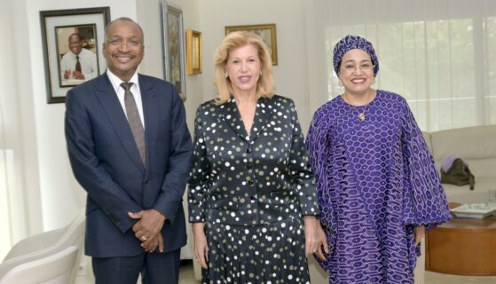 Dominique Ouattara reçoit en audience la présidente du Conseil d’Administration du groupe Bank of Africa Côte d’Ivoire. (photos)