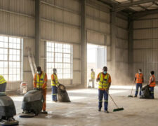 Post Construction Industrial Cleaning for Factories, Warehouses and Commercial Sites