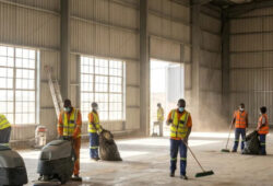 Post Construction Industrial Cleaning for Factories, Warehouses and Commercial Sites