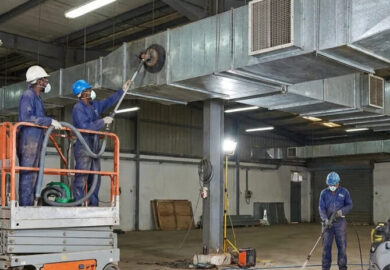 Industrial Cleaning for HVAC Systems, Ducts and Ventilation in Large Facilities