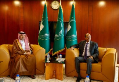 Le Président de la Commission de l&rsquo;Union africaine a reçu  l&rsquo;Ambassadeur Extraordinaire et Plénipotentiary du Royaume d&rsquo;Arabie Saoudite à l&rsquo;Éthiopie. (photos)
